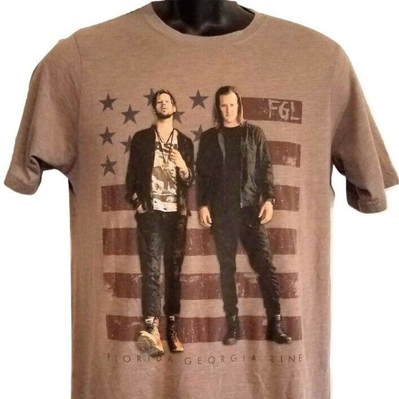 Florida Georgia Line Concert T Shirt FGL 2014 Tour Tee Country - Size S - Picture 2 of 4